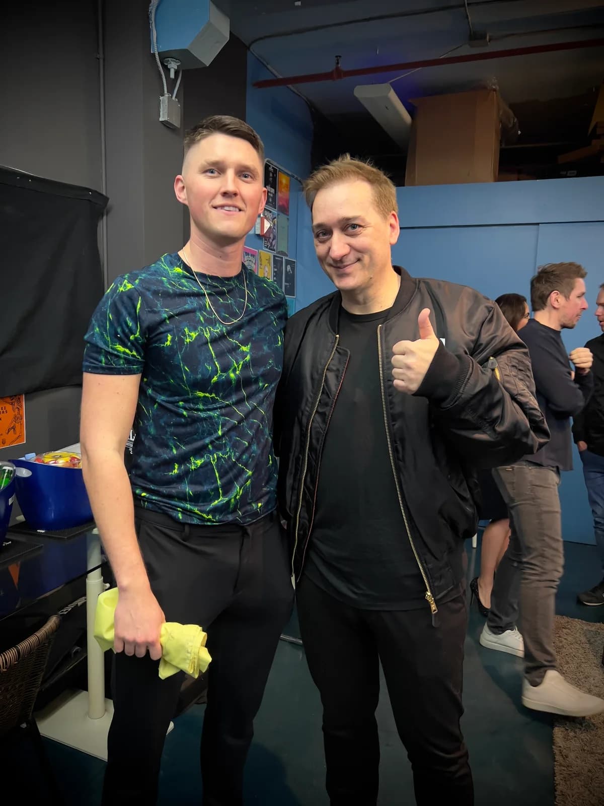 Oleksandr and Paul van Dyk together at Public Works in San Francisco
